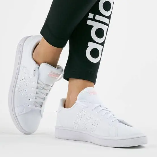 Alternative view of Giày Adidas Wmns Advantage Base 'White Glow Pink' EE7510