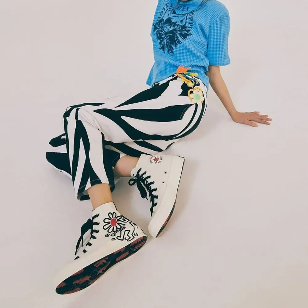 Alternative view of Giày Converse Keith Haring x Chuck 70 High 'White' 171858C