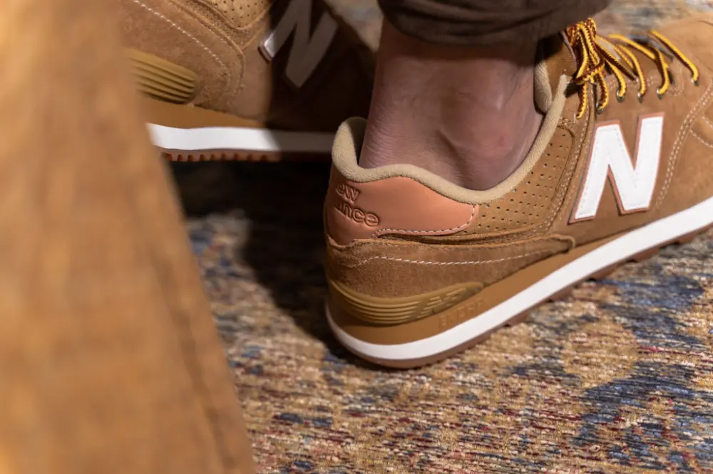 Giày New Balance 574 Brown ML574XAA - Ảnh 6