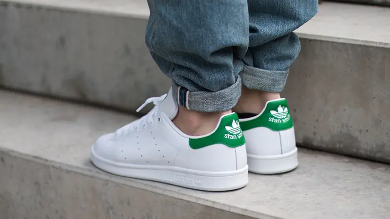Giày Adidas Stan Smith White Green B24105 - Ảnh 5