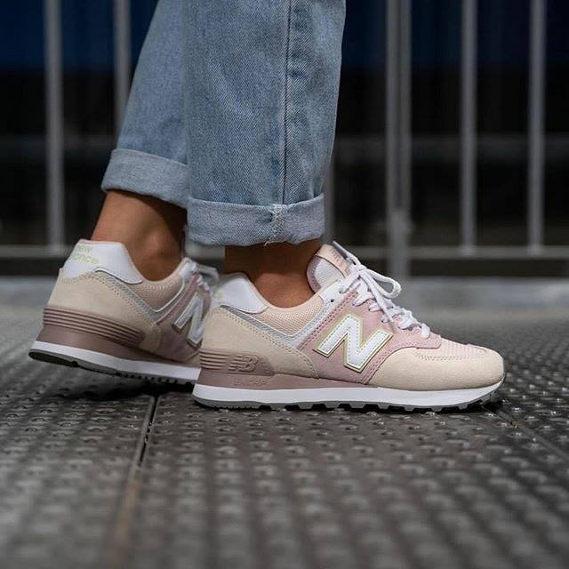 Giày New Balance 574 'Space Pink' Winter Sky WL574LBL - Ảnh 5