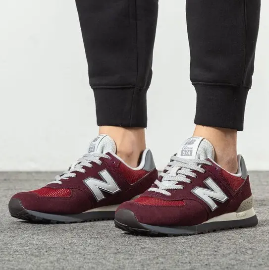 Alternative view of Giày New Balance 574 'Burgundy' ML574ERL