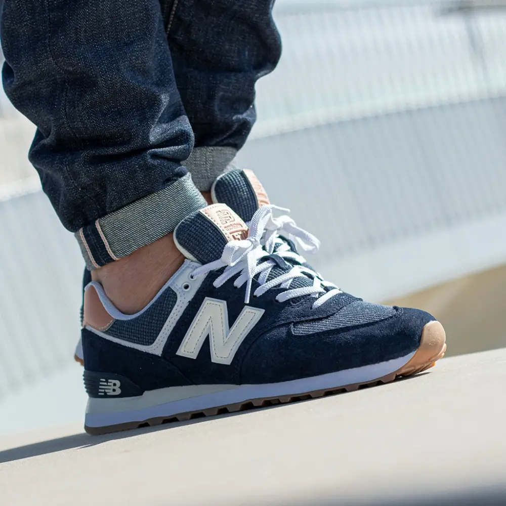 Alternative view of Giày New Balance 574 Natural Indigo Mahogany ML574TYA