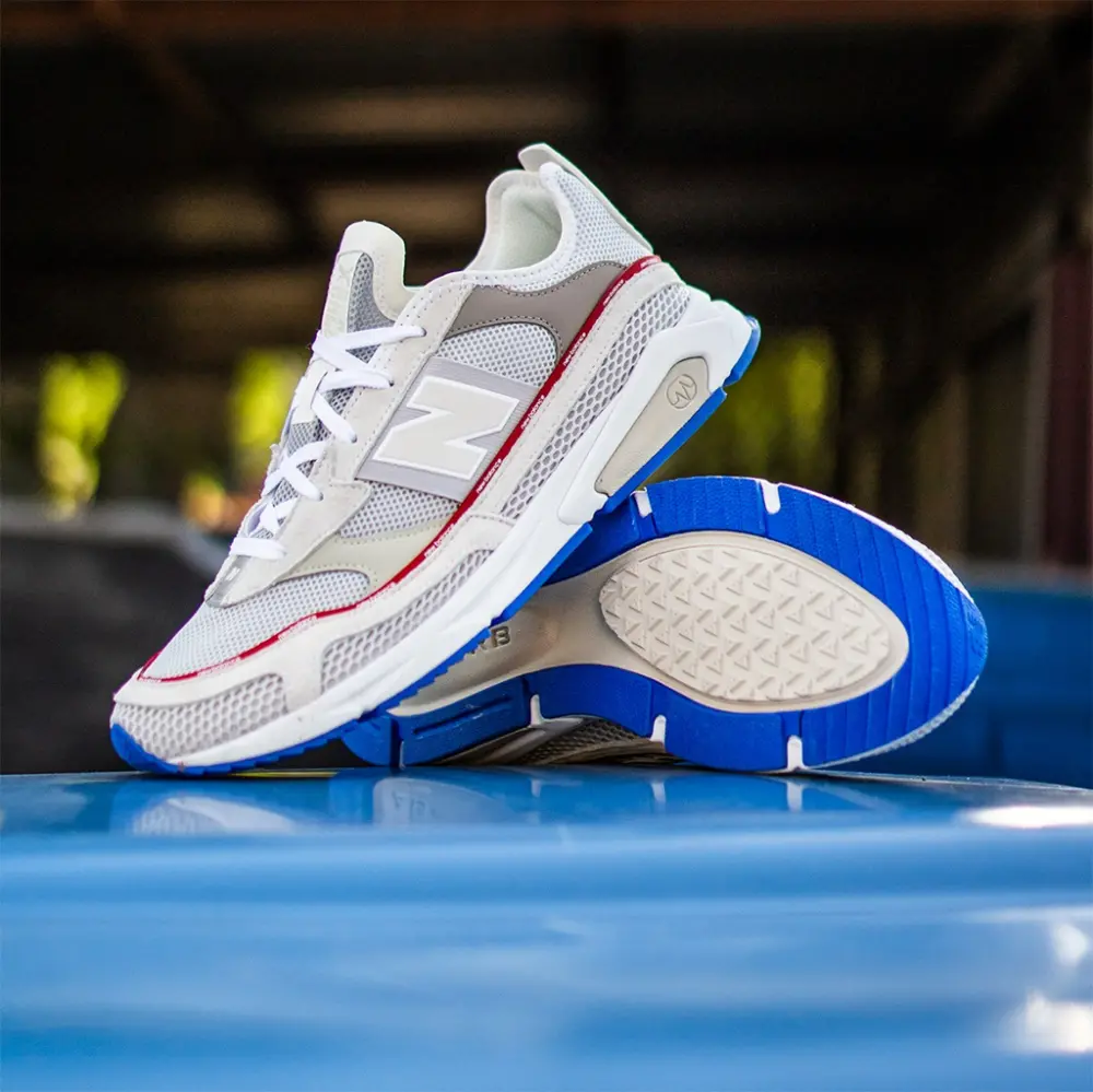 Giày New Balance X-Racer 'White Red Blue' MSXRCTLB - Ảnh 4