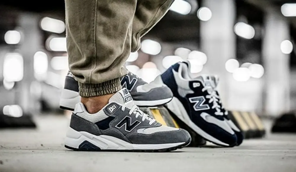 Giày New Balance 580 'Grey Navy' CMT580CA - Ảnh 5