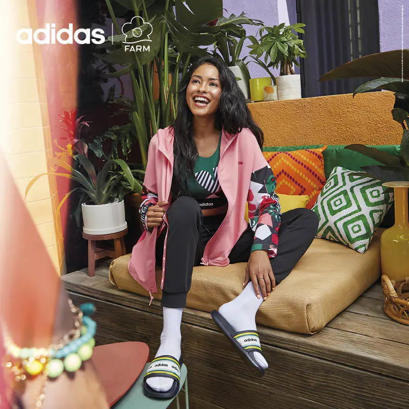 Dép Adidas Farm Rio Adilette Comfort 'Navy Blue Yellow' EH0033 - Ảnh 5