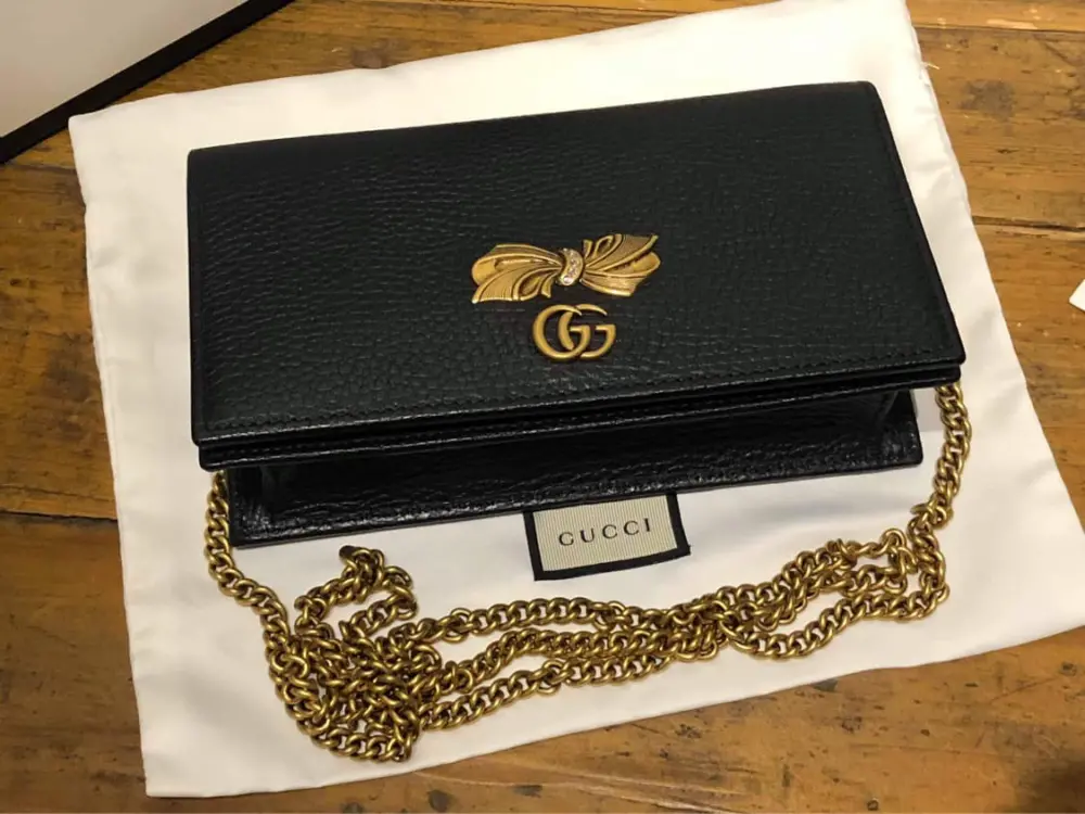 Alternative view of Túi Gucci Bow Mini Chain Shoulder Bag 524293 CAOXT 1163