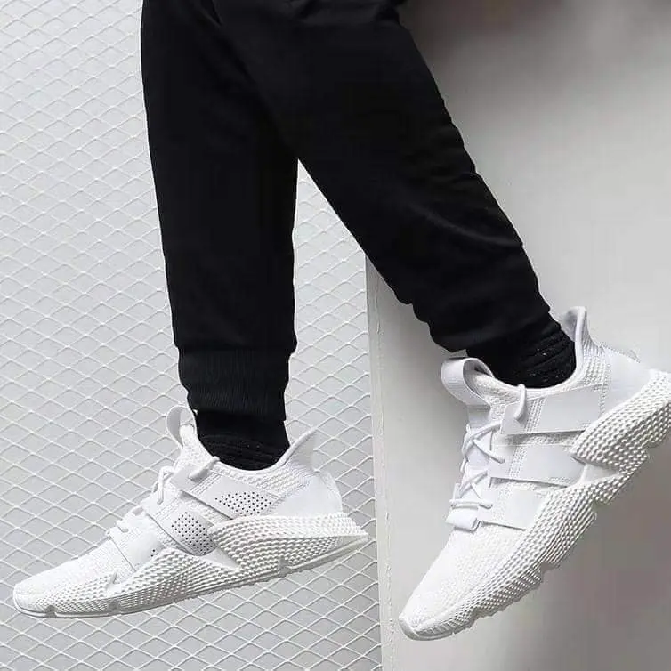 Giày Adidas Prophere J 'All White' D96570 - Ảnh 3