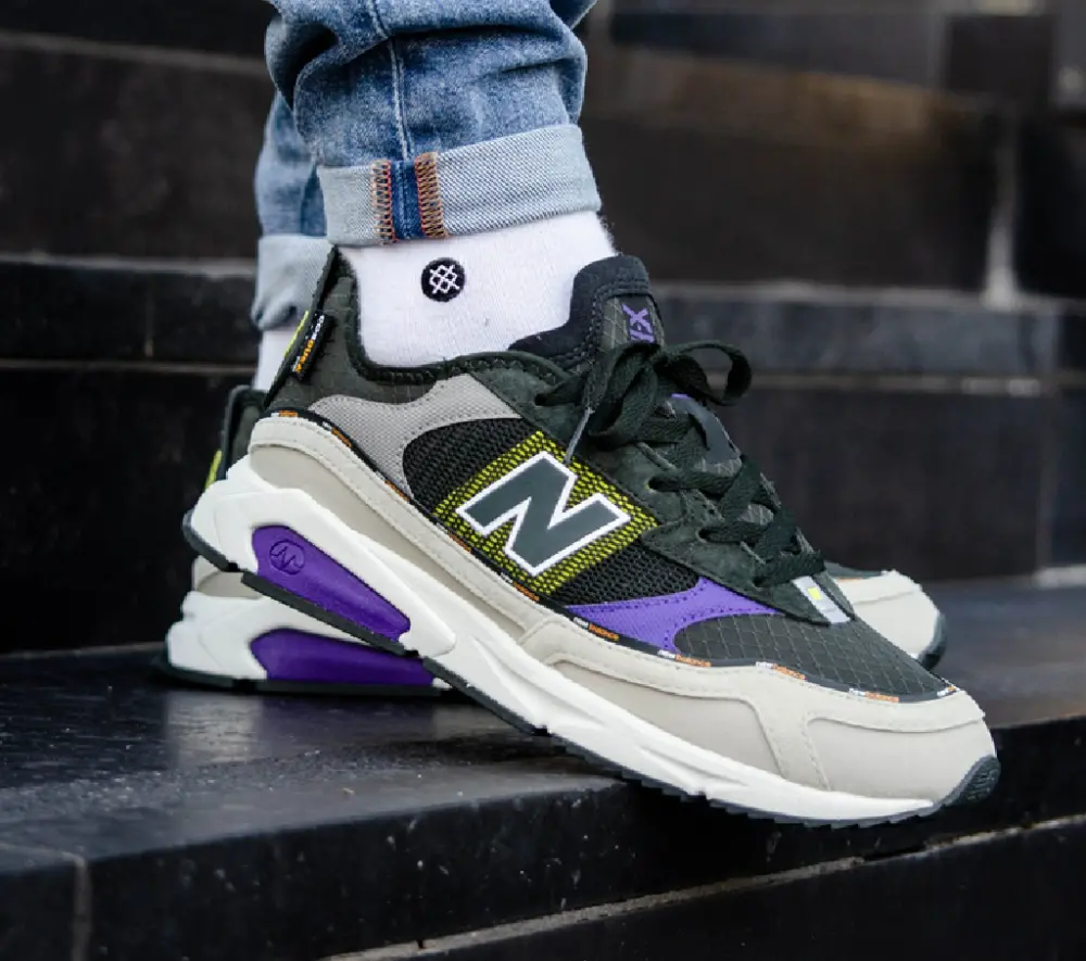 Alternative view of Giày New Balance X-Racer 'Olive Purple' MSXRCTRF