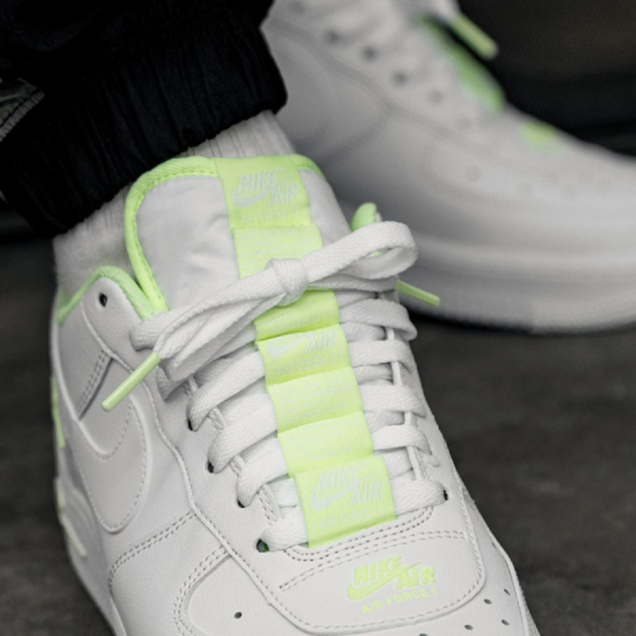 Giày Nike Air Force 1 07 LV8 ‘Double Air White Volt’ CJ1379-101 - Ảnh 4