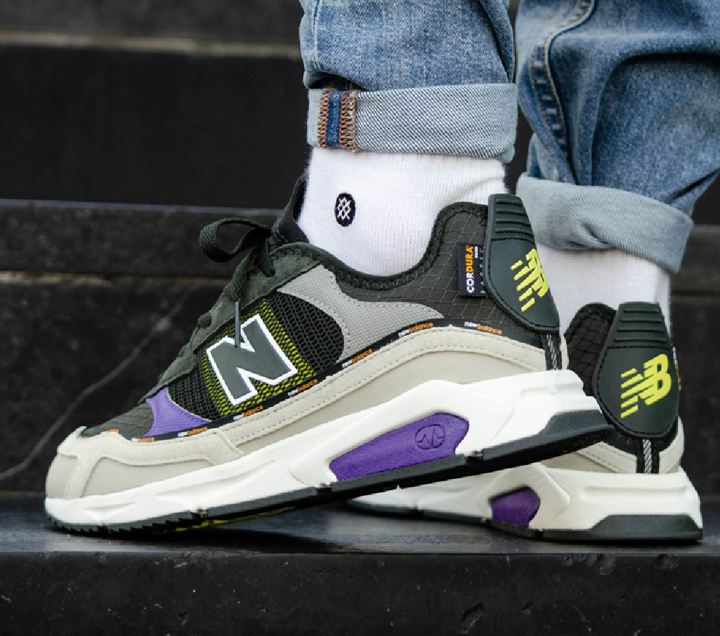 Giày New Balance X-Racer 'Olive Purple' MSXRCTRF - Ảnh 3