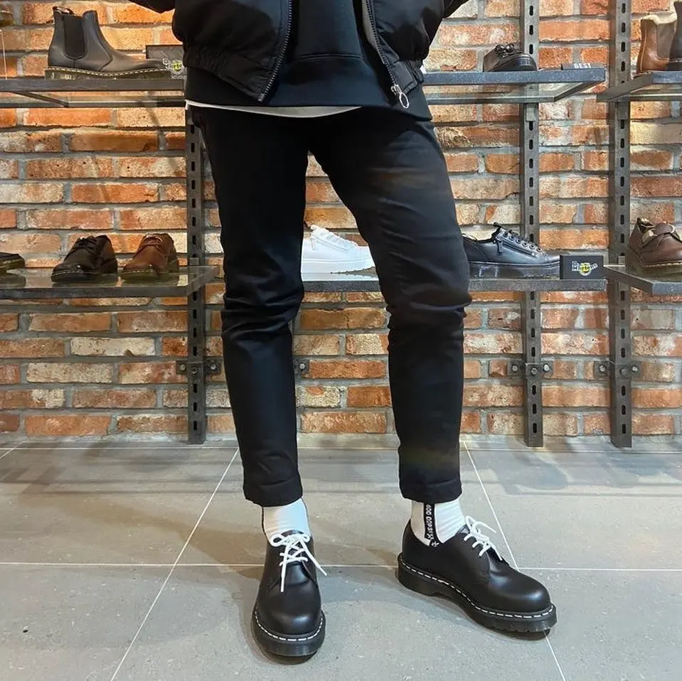 Giày Dr.Martens 1461 Contrast Stitch Smooth Leather Oxford 24757001 - Ảnh 3