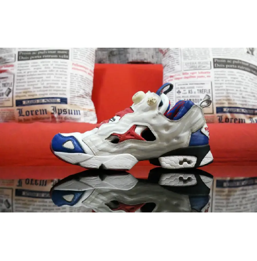 Giày Reebok Instapump Fury Tiger 'White Red Blue' V47898 - Ảnh 3