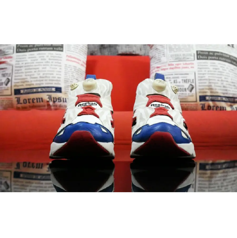 Giày Reebok Instapump Fury Tiger 'White Red Blue' V47898 - Ảnh 4