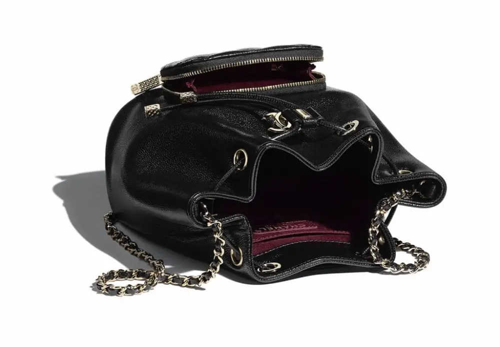 Túi Chanel Bucket Bag Calfskin 'Black' AS2353-B05052-94305 - Ảnh 3