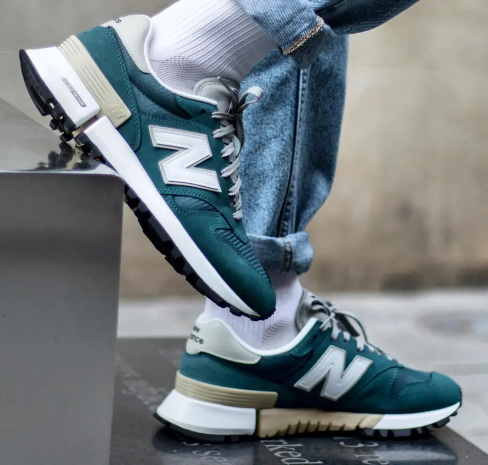 Giày New Balance Tokyo Design Studio x RC 1300 'Mallard Blue' MS1300TG - Ảnh 5