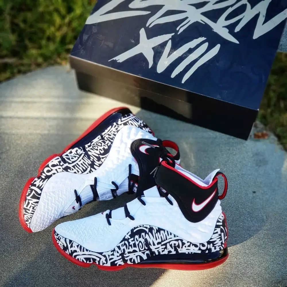 Giày Nike LeBron 17 'Graffiti' CT6047-100 - Ảnh 5