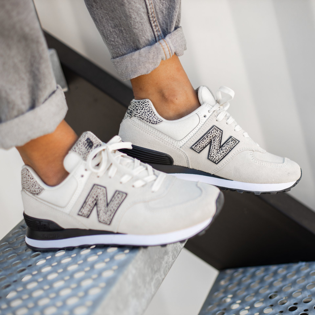 Giày New Balance Wmns 574 Cheetah Print Angora WL574AND - Ảnh 2