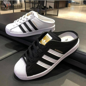 Alternative view of Giày Adidas Originals Superstar Mule Black White FX0528