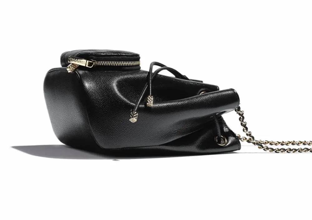 Túi Chanel Bucket Bag Calfskin 'Black' AS2353-B05052-94305 - Ảnh 4