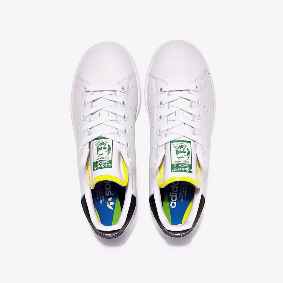 Giày Adidas Stan Smith 'Green Yellow' FY2357 - Ảnh 3