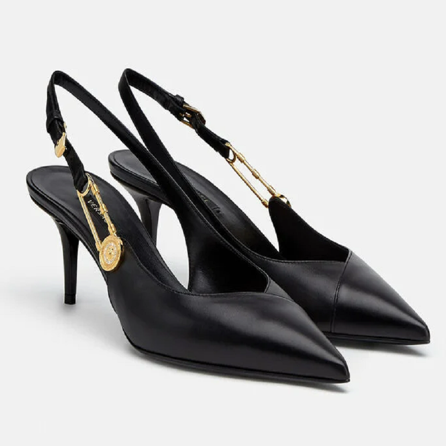 Giày Versace Safety Mid-Heel Pumps DST208H-DVT2P-D41OH - Ảnh 4