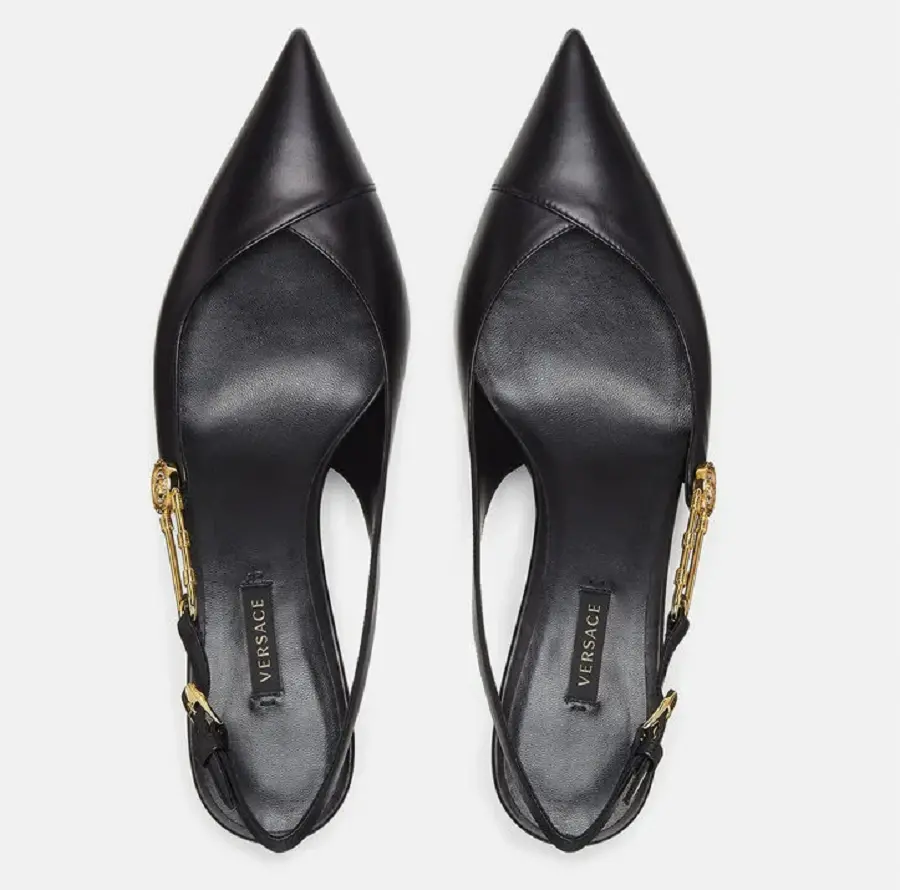 Giày Versace Safety Mid-Heel Pumps DST208H-DVT2P-D41OH - Ảnh 3
