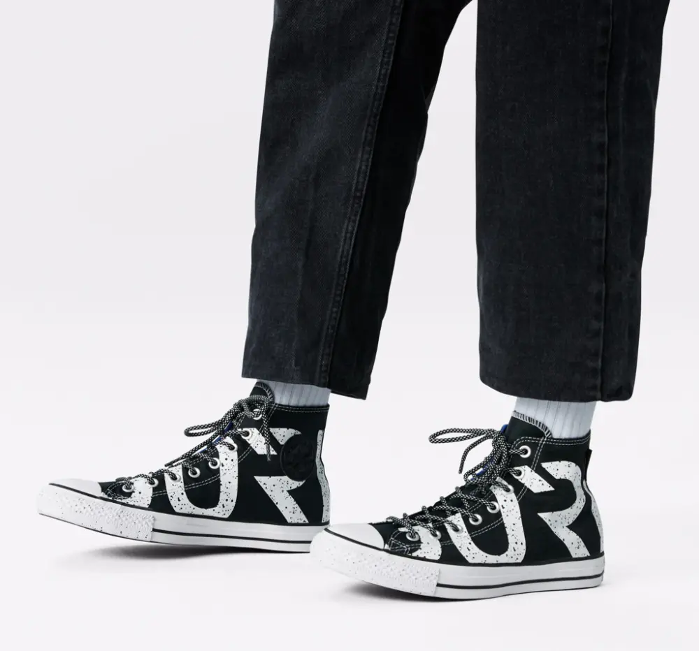 Giày Converse Gore-Tex Soho Survivor Chuck Taylor All Star High 'Black White' 165941C - Ảnh 5