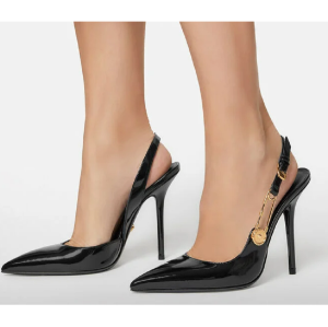 Alternative view of Giày Versace Safety Pin Pumps DST561P-D2VE-KVO41