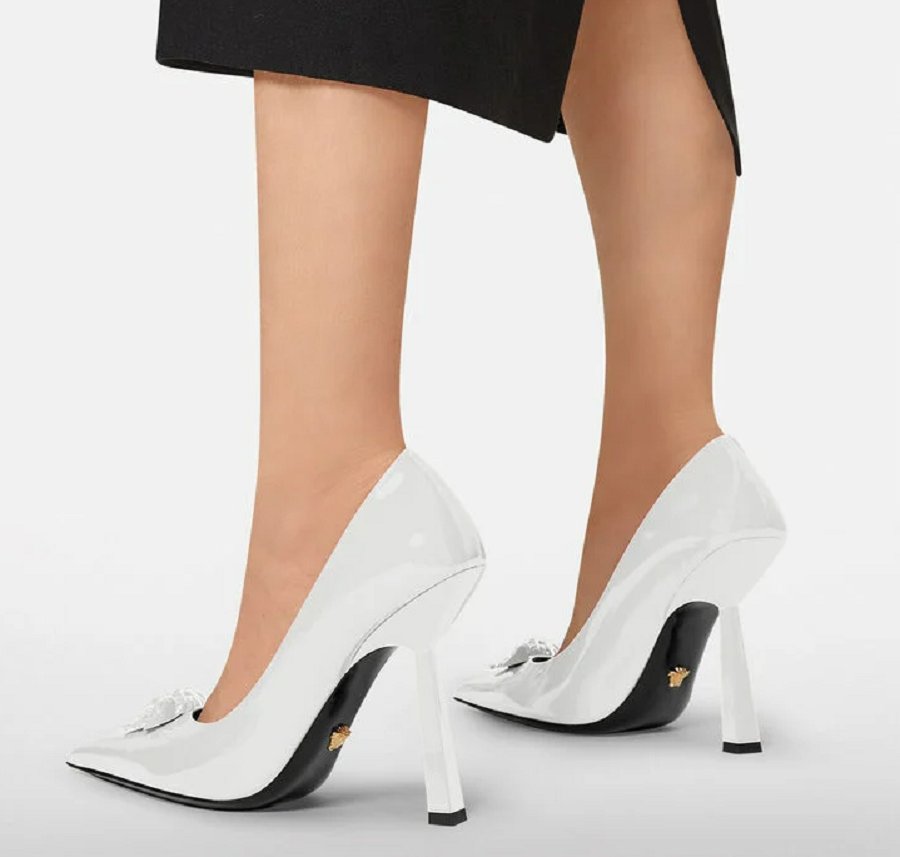 Giày Versace La Medusa Naplak Pumps DST625O-D1VE-1W040 - Ảnh 2