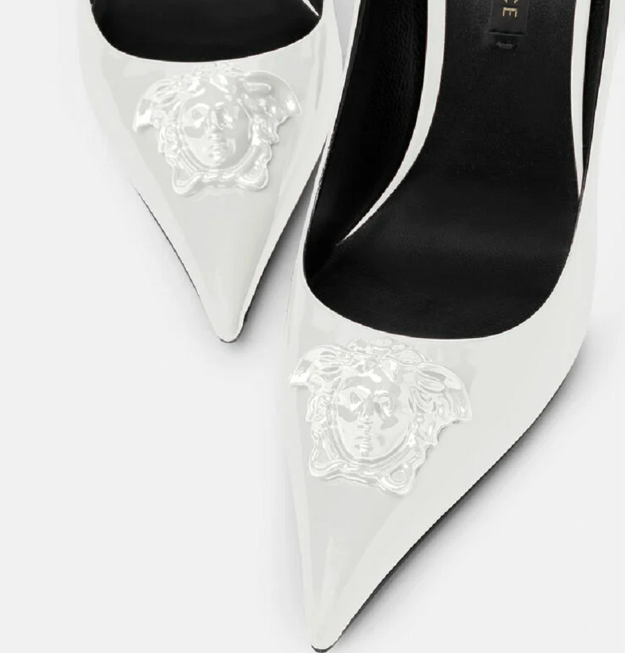 Giày Versace La Medusa Naplak Pumps DST625O-D1VE-1W040 - Ảnh 3