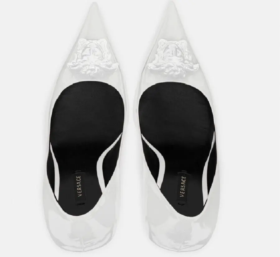 Giày Versace La Medusa Naplak Pumps DST625O-D1VE-1W040 - Ảnh 5