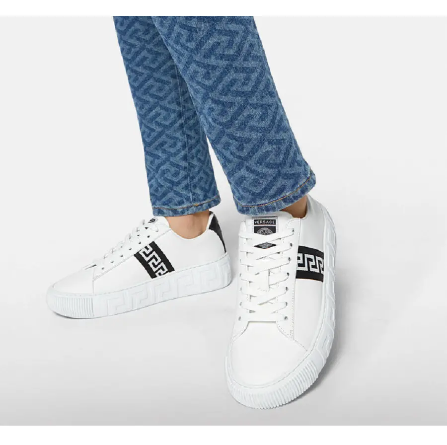 Alternative view of Giày Versace Greca Trainers DST644D-1A00775-2W020
