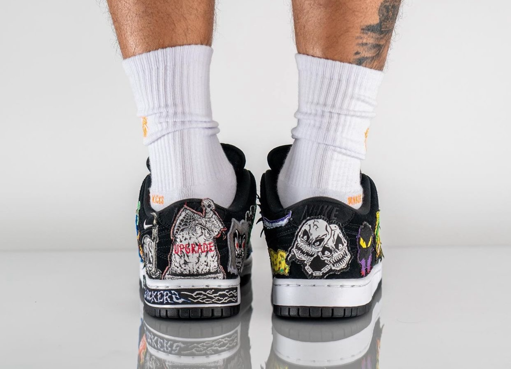 Giày Nike SB Dunk Low 'Neckface' DQ4488-001 - Ảnh 7