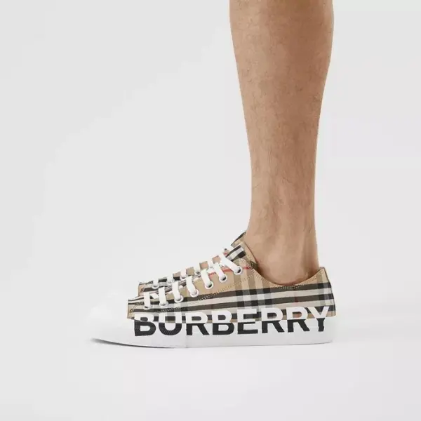 Alternative view of Giày Burberry Logo Print Vintage Check 80241491