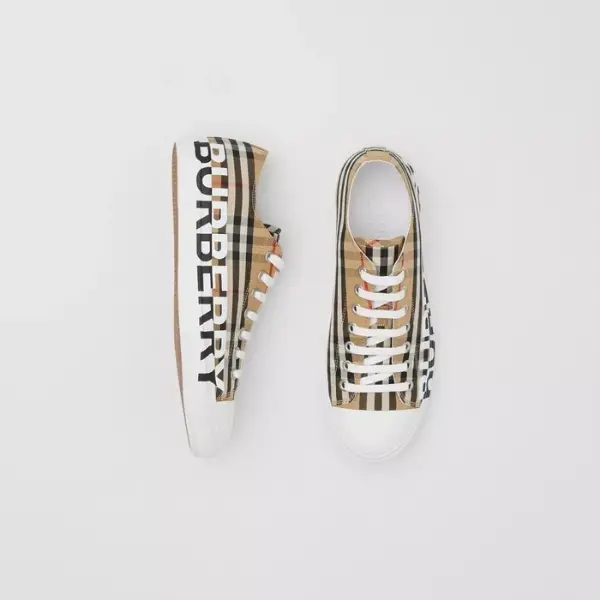 Giày Burberry Logo Print Vintage Check 80241491 - Ảnh 5