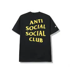 Alternative view of Áo Anti Social Social Club DHL x ASSC Black Tee