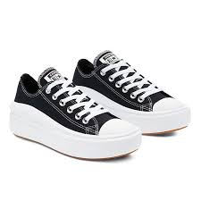 Giày Converse Wmns Chuck Taylor All Star Move Low 'Black' 570256C - Ảnh 3
