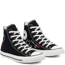 Alternative view of Giày Converse Chuck Taylor All Star High 'Made with Love - Black' 171158F