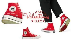 Alternative view of Giày Converse Chuck 70 High 'Valentine's Day University Red' 171117C