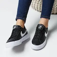Alternative view of Giày Nike Court Royal Black White AO2810-001