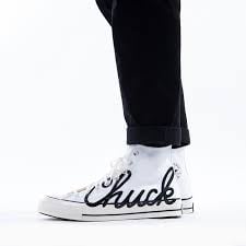 Giày Converse Chuck 70 High 'Scripted Signature Print White Egret' 167696C - Ảnh 5