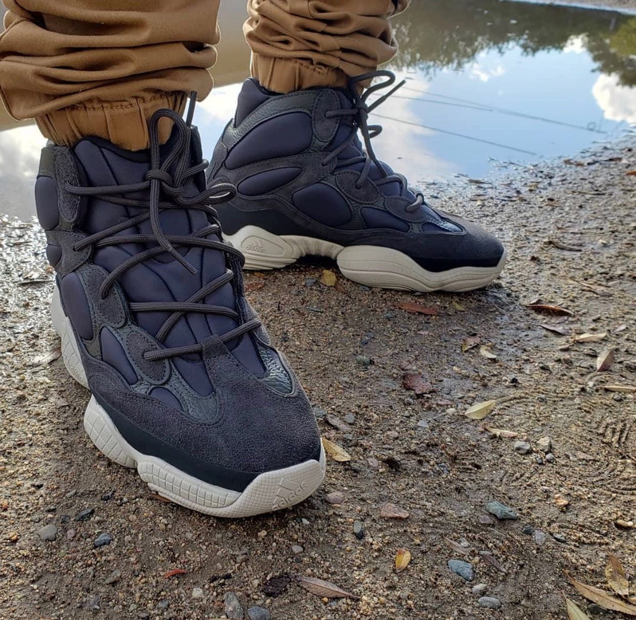 Giày Adidas Yeezy 500 High 'Slate' FW4968 - Ảnh 4