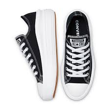 Giày Converse Wmns Chuck Taylor All Star Move Low 'Black' 570256C - Ảnh 4