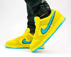 Giày Nike Grateful Dead x Dunk Low SB 'Yellow Bear' CJ5378-700 - Ảnh 7