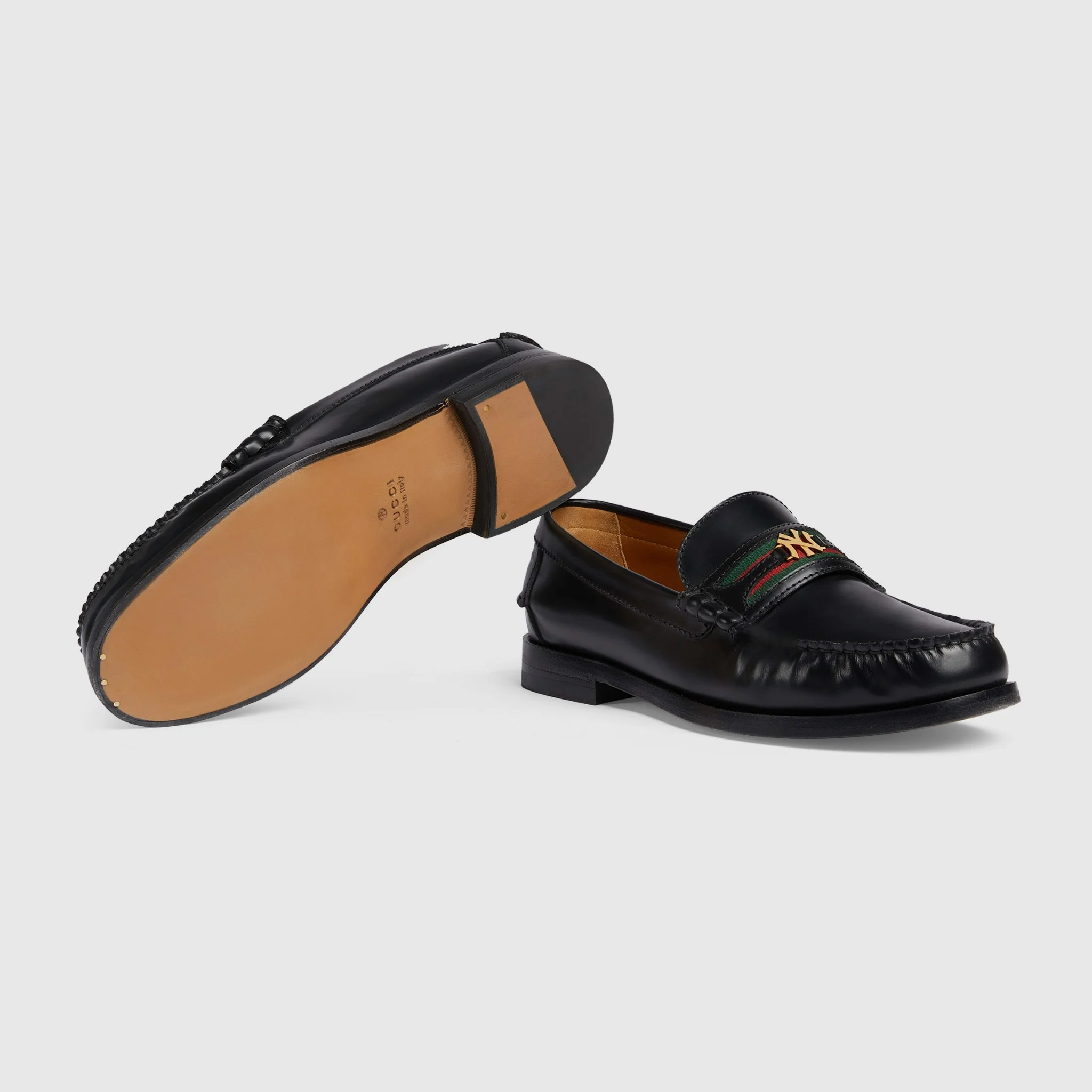 Giày Gucci Loafer With Yankees™ Detail 'Black' 723176-17X10-1060 - Ảnh 3