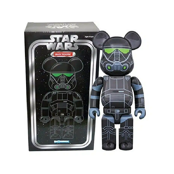 Mô Hình Bearbrick Death Trooper Black 400% - Ảnh 2