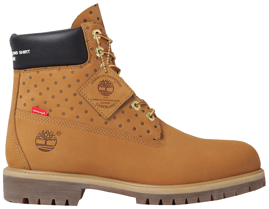 Giày Timberland Comme des Garçons x Supreme x 6 Inch 'Wheat' TB0A14MC