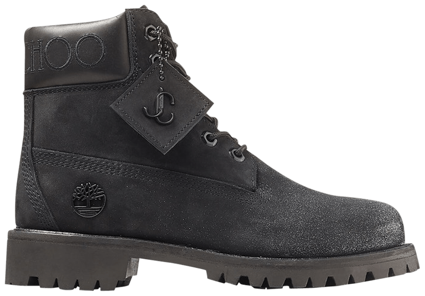 Giày Timberland Jimmy Choo x 6 Inch Premium Boot 'Black Glitter' TB0A2ETQ-001