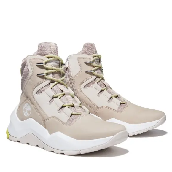 Alternative view of Giày Timberland Men's Light Beige Nubuck Leather Madbury Side Zipper Casual A2HGF